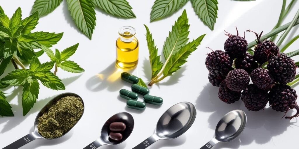 Natural hair growth product with hemp oil and green tea