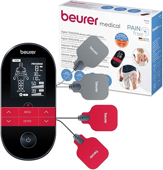 Beurer EM59 TENS EMS Device for Pain Relief and Muscle Relaxation